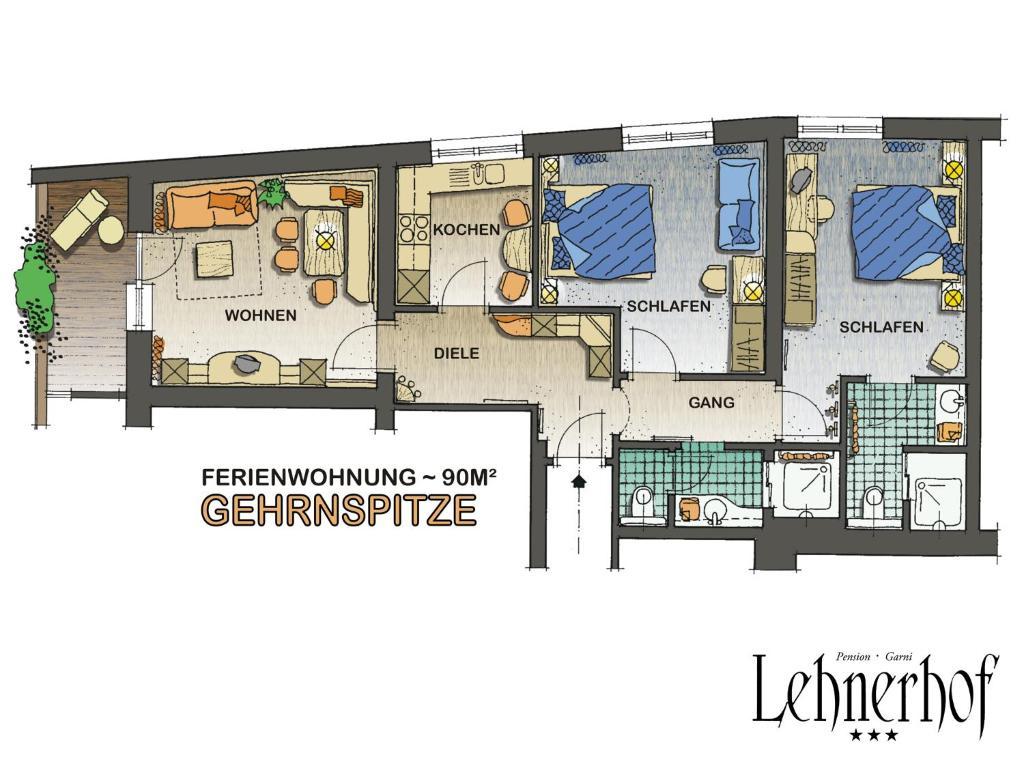 لوتاش Pension Lehnerhof الغرفة الصورة