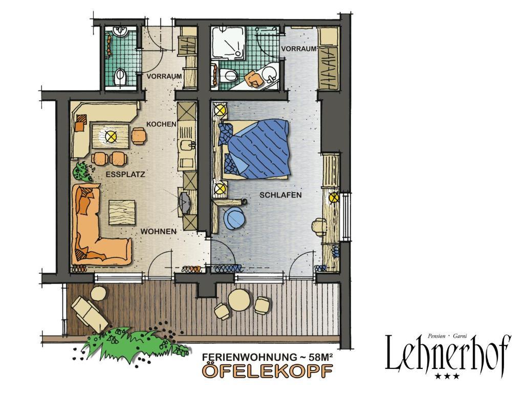 لوتاش Pension Lehnerhof الغرفة الصورة
