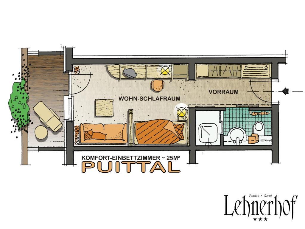 لوتاش Pension Lehnerhof الغرفة الصورة